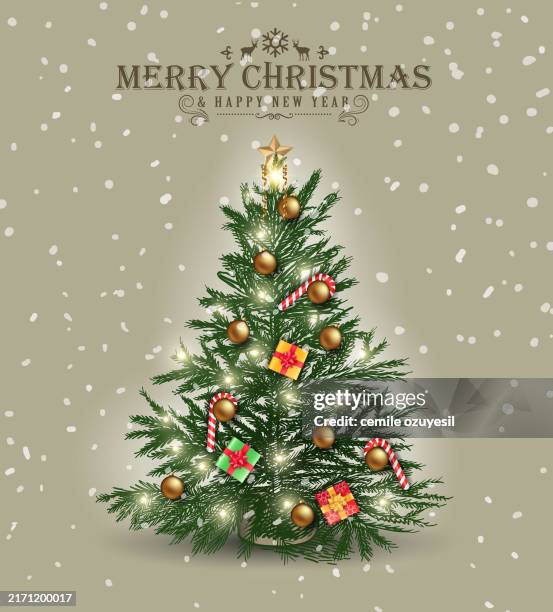 weihnachtsblatt - weihnachtsbaum stock-grafiken, -clipart, -cartoons und -symbole