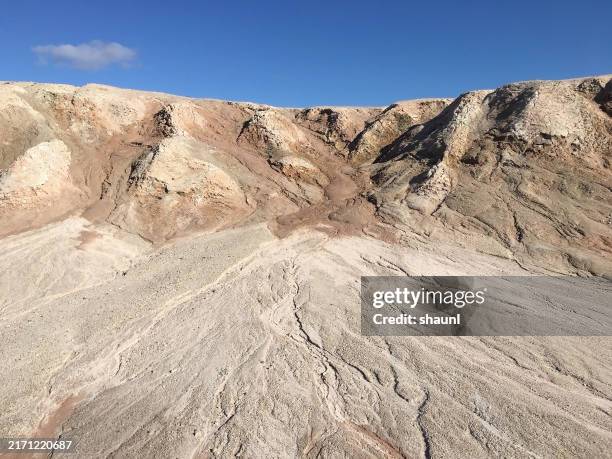 gypsum quarry - gypsum stock pictures, royalty-free photos & images