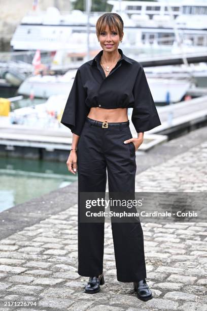Sonia Rolland attends the Jury Photocall during the 26th La Rochelle Fiction Festival on September 10, 2024 in La Rochelle, France.