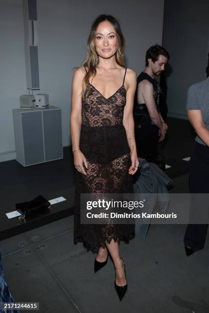 Olivia Wilde attends the Michael Kors Collection Spring/Summer 2025 Runway Show at The Shed on September 10, 2024 in New York City.