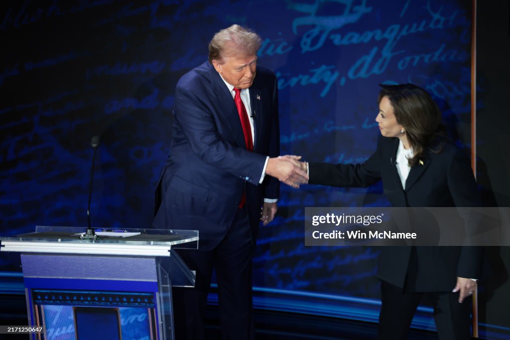 ABC News Hosts Presidential Debate Between Donald Trump And VP Kamala Harris At The National Constitution Center In Philadelphia