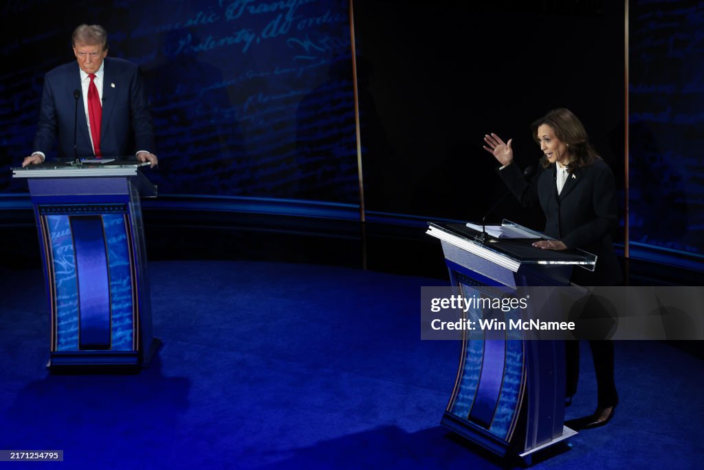ABC News Hosts Presidential Debate Between Donald Trump And VP Kamala Harris At The National Constitution Center In Philadelphia