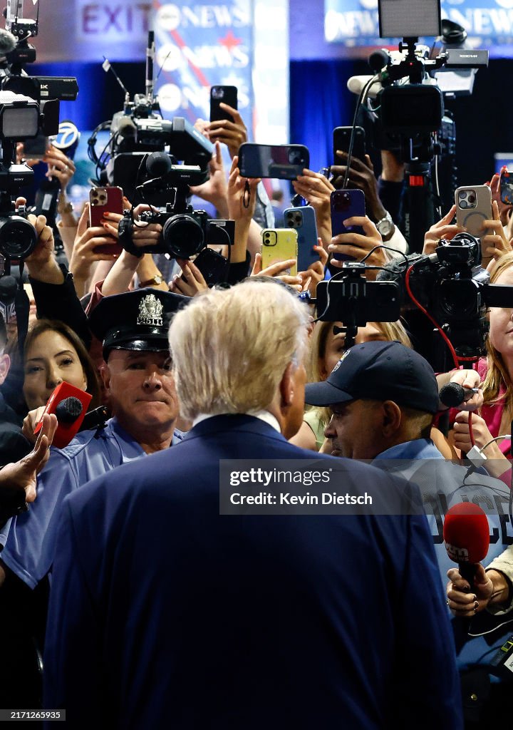 ABC News Hosts Presidential Debate Between Donald Trump And VP Kamala Harris At The National Constitution Center In Philadelphia