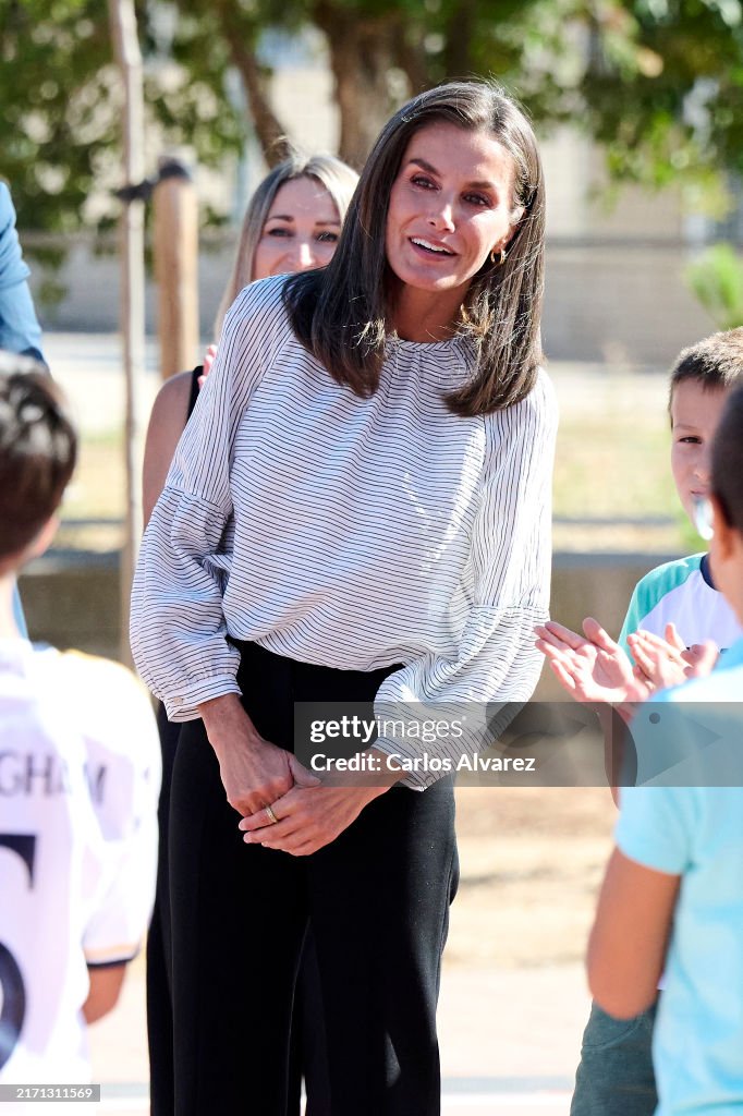 Queen Letizia Attends The Opening of The School Course 2024-2025