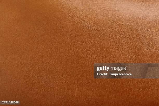 brown leather texture background - piel de animal fotografías e imágenes de stock