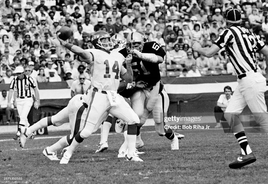 NY Jets QB Richard Todd During Playoff Game
