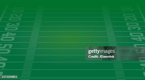 ilustrações de stock, clip art, desenhos animados e ícones de football season football field background top view - futebol americano