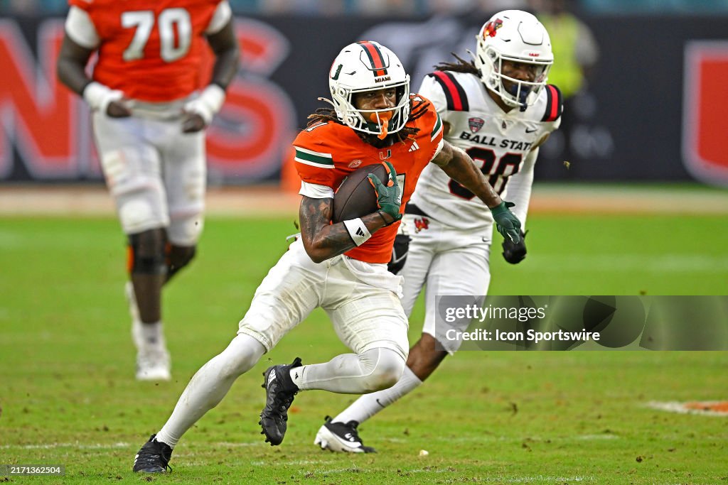 COLLEGE FOOTBALL: SEP 14 Ball State at Miami