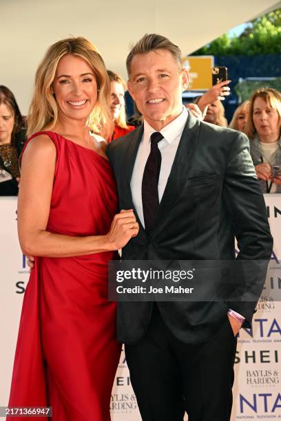 Cat Deeley and Ben Shephard attend the NTAs 2024 at The O2 Arena on September 11, 2024 in London, England.
