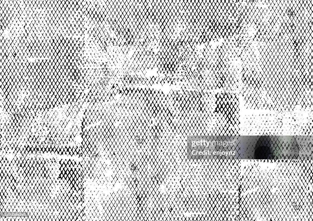 Seamless Black Grunge Mesh Pattern Wallpaper Background High-Res Vector ...