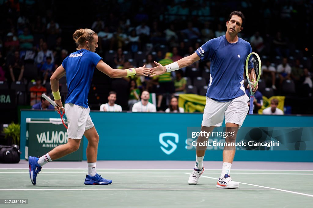 2024 Davis Cup Finals Group Stage Bologna - Italy v Brazil
