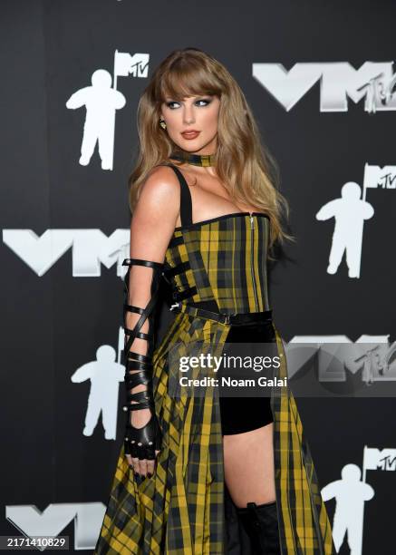 Taylor Swift attends the 2024 MTV Video Music Awards at UBS Arena on September 11, 2024 in Elmont, New York.