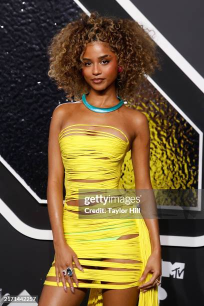 Tyla attends the 2024 MTV Video Music Awards at UBS Arena on September 11, 2024 in Elmont, New York.