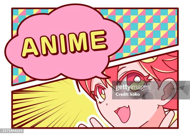 illustrazioni stock, clip art, cartoni animati e icone di tendenza di stile anime. stile manga. ragazza carina. striscioni, pubblicità. - manga