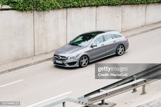 mercedes-benz cla shooting brake - mercedes benz stock pictures, royalty-free photos & images