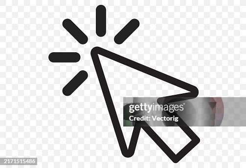High-Resolution Click Cursor Icon - Perfect for Digital Interfaces and Web Design High-Resolution Click Cursor Icon - Perfect for Digital Interfaces and Web Design