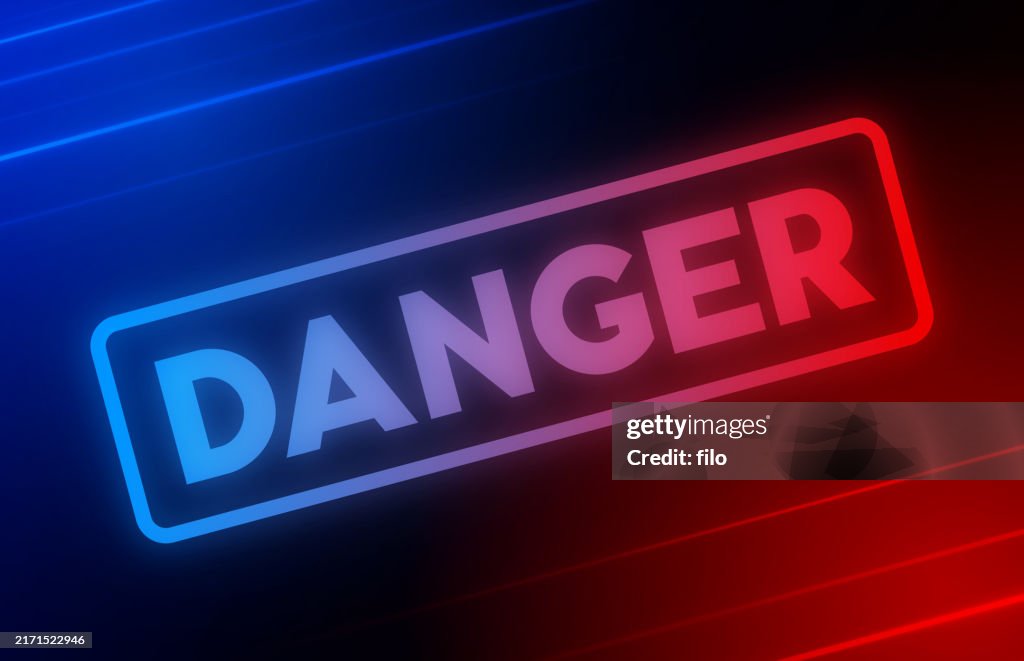 Danger Warning Alert Emergency Background