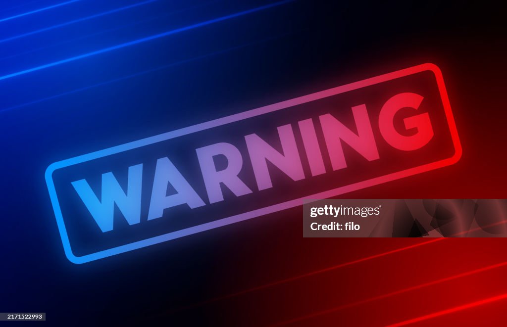 Warning Alert Emergency Background High-Res Vector Graphic - Getty Images