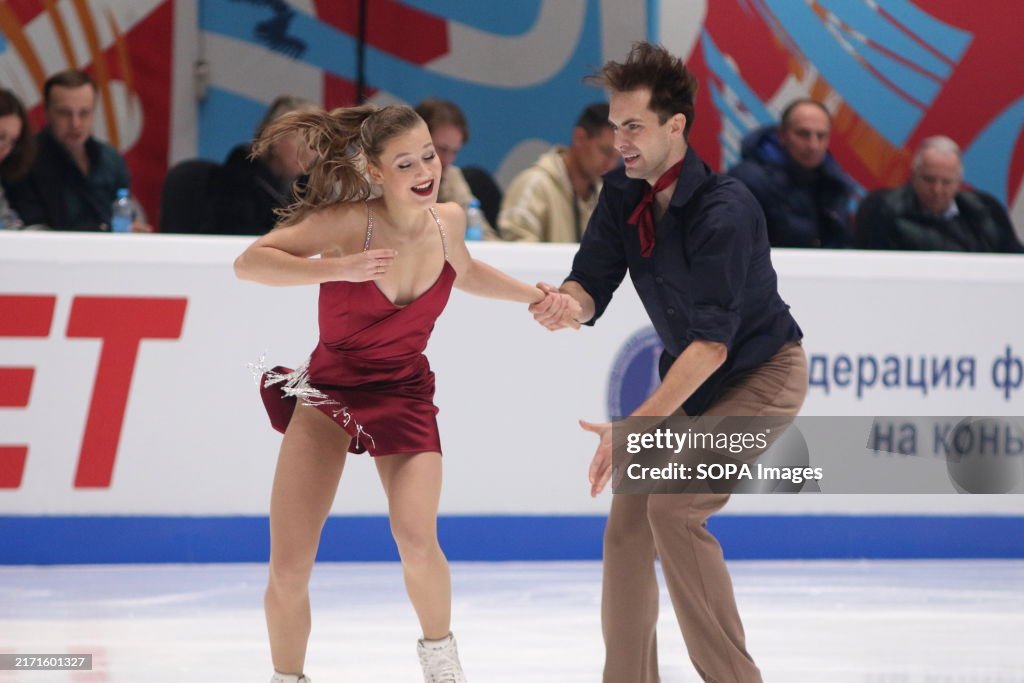 Vasilisa Kaganovskaia and Maxim Nekrasov seen in action...
