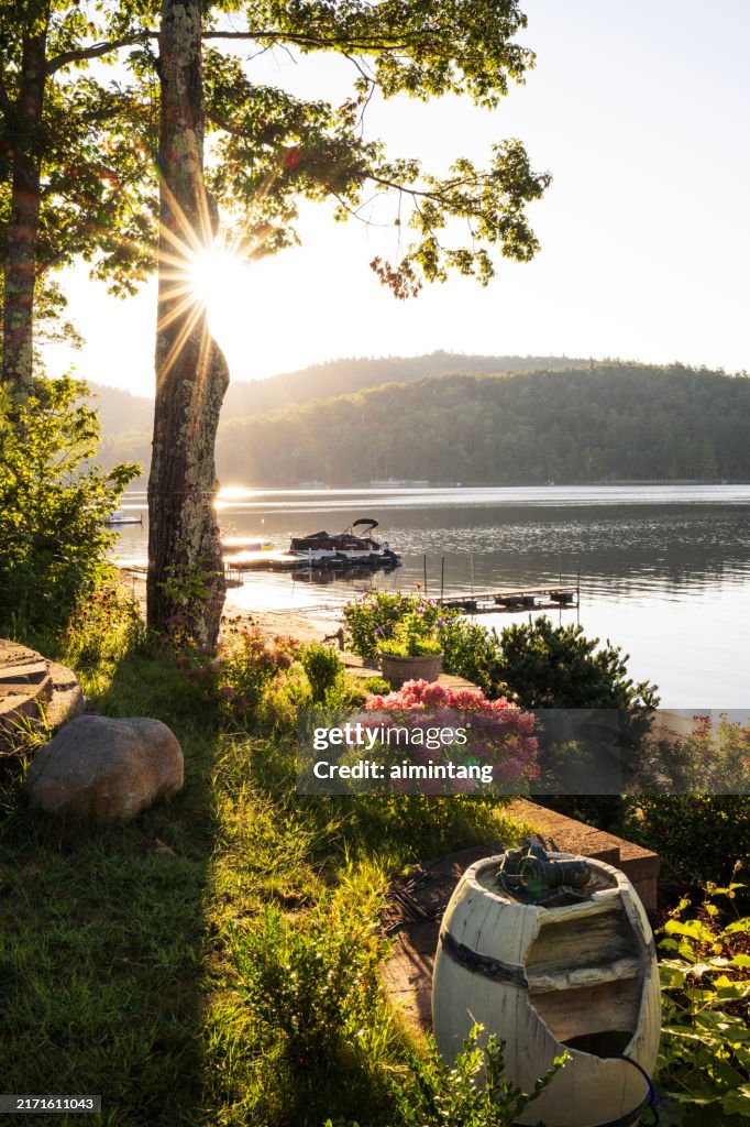 Sunrise at Schroon Lake