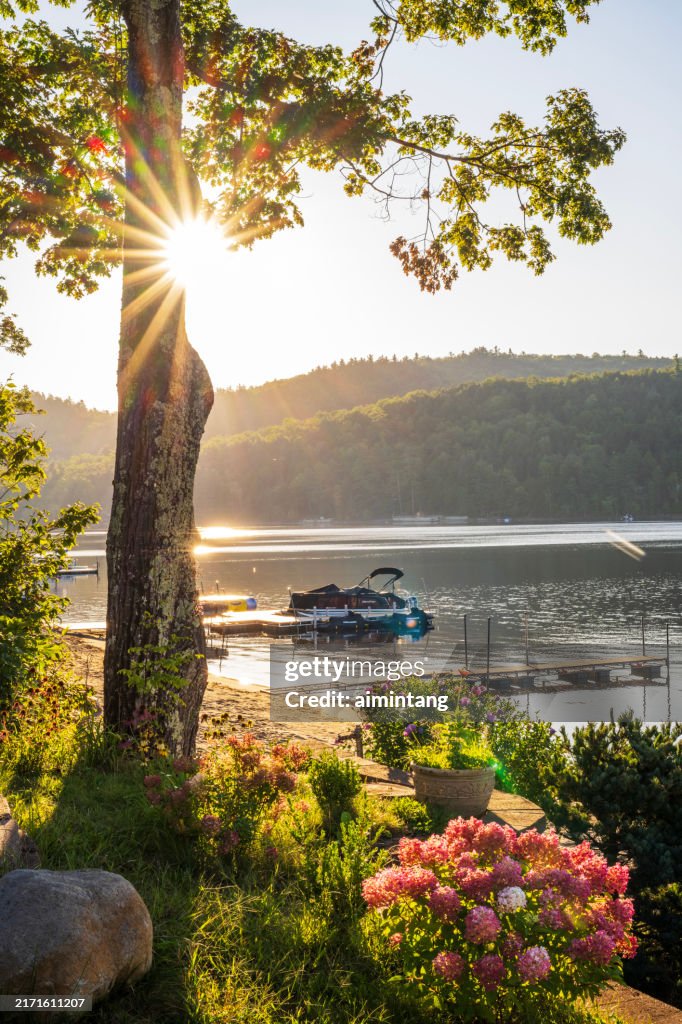 Sunrise at Schroon Lake