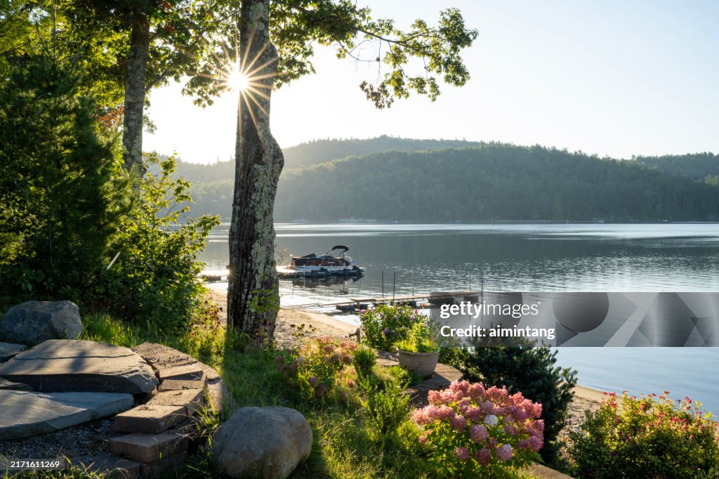 Sunrise at Schroon Lake