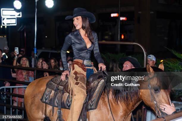 Bella Hadid attends the "Window To The West" series premiere at Kemo Sabe Pop-Up on September 12, 2024 in New York City.