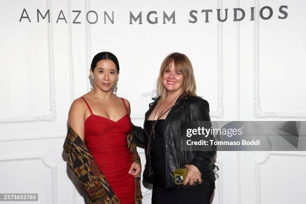 Tara Macken and Alexis Page Smith attend Amazon MGM Studios Toast to their Emmy Nominations at Chateau Marmont on September 12, 2024 in Los Angeles,...