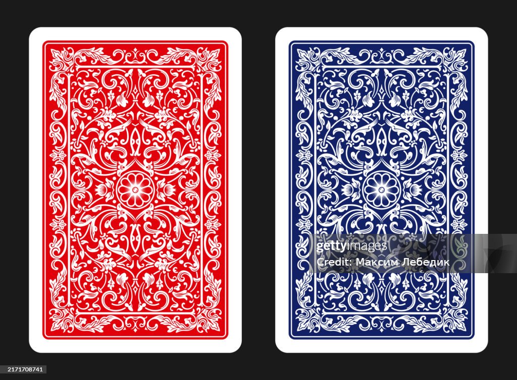 The Reverse Side Of A Playing Card Back Side Reverse Of Playing Cards ...