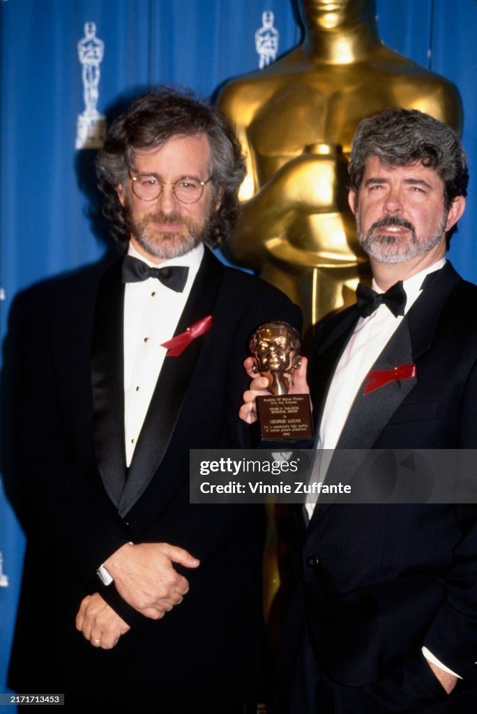 Steven Spielberg, George Lucas, 1992