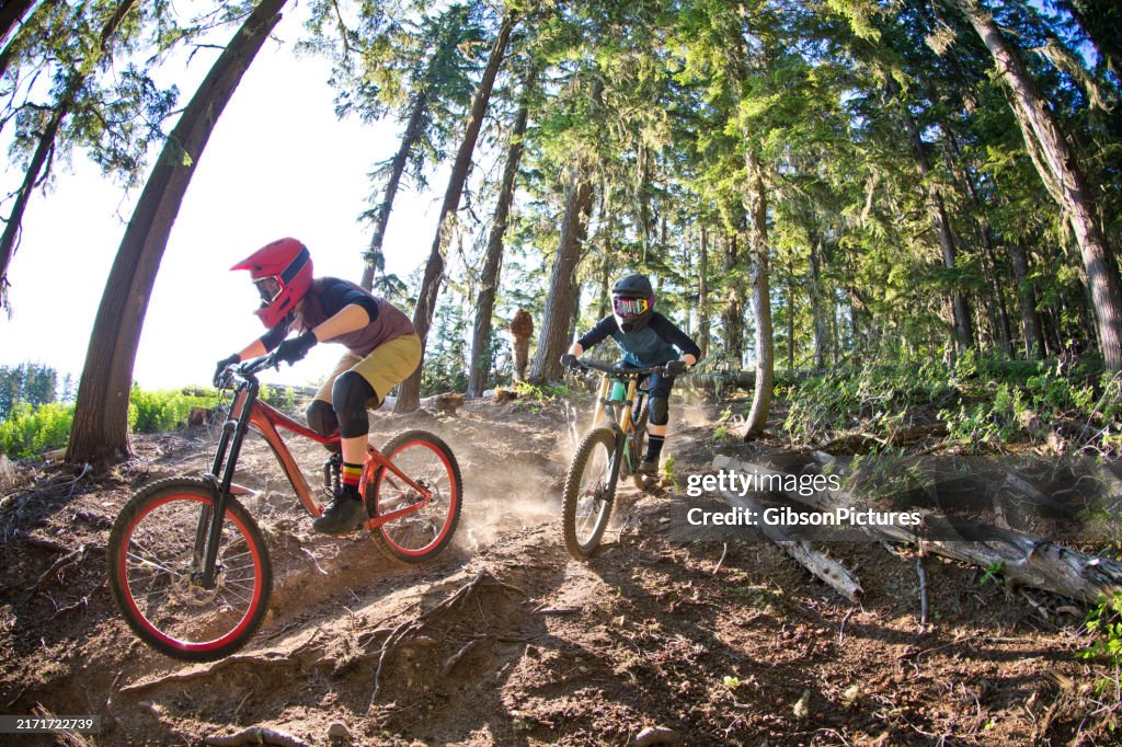 Two Downhill Mountain Bike Women
