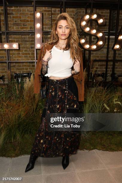 Paris Jackson attends AllSaints SS25 Runway Show celebrating 30 years at The Serpentine North on September 13, 2024 in London, England.