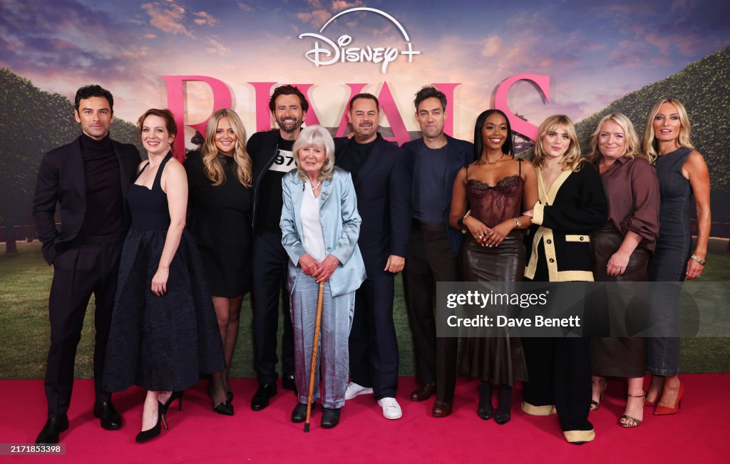 Phto Rivals Aidan Turner, Katherine Parkinson, Emily Atack, David Tennant, Dame ...