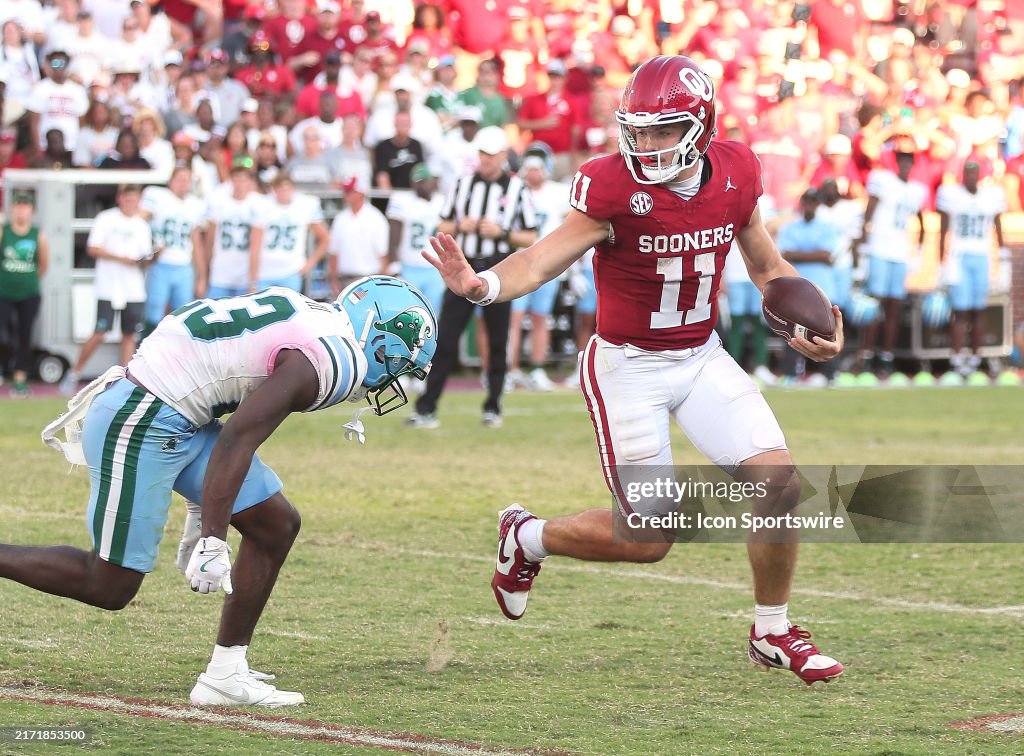 COLLEGE FOOTBALL: SEP 14 Tulane at Oklahoma