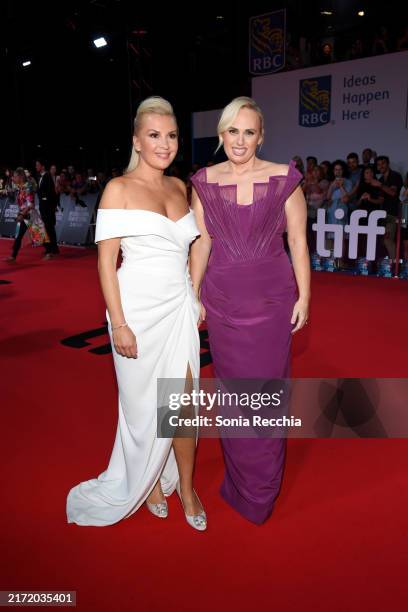 Ramona Agruma and Rebel Wilson attend the premiere of "The Deb" during the 2024 Toronto International Film Festival at Roy Thomson Hall on September...