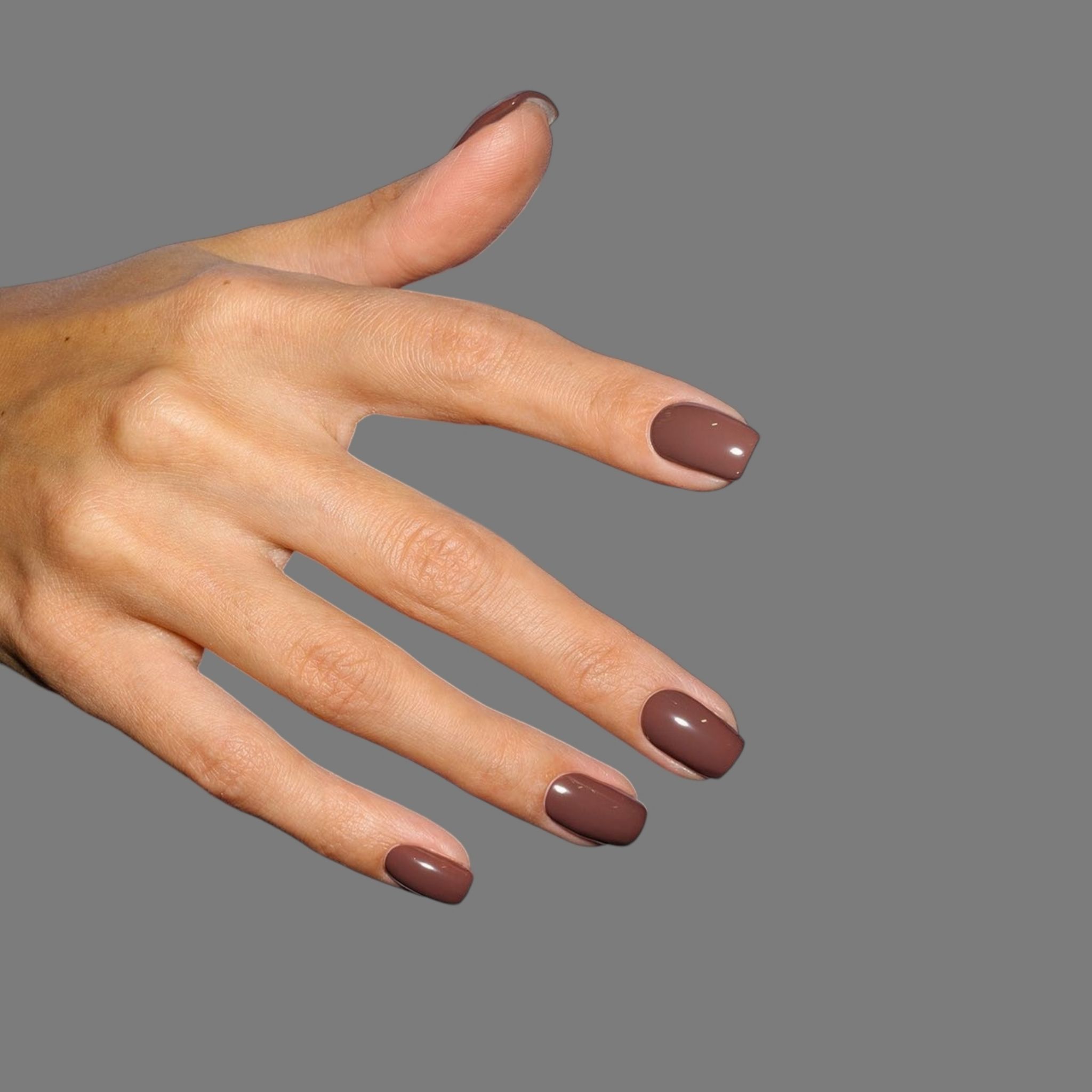 earthy tone nails