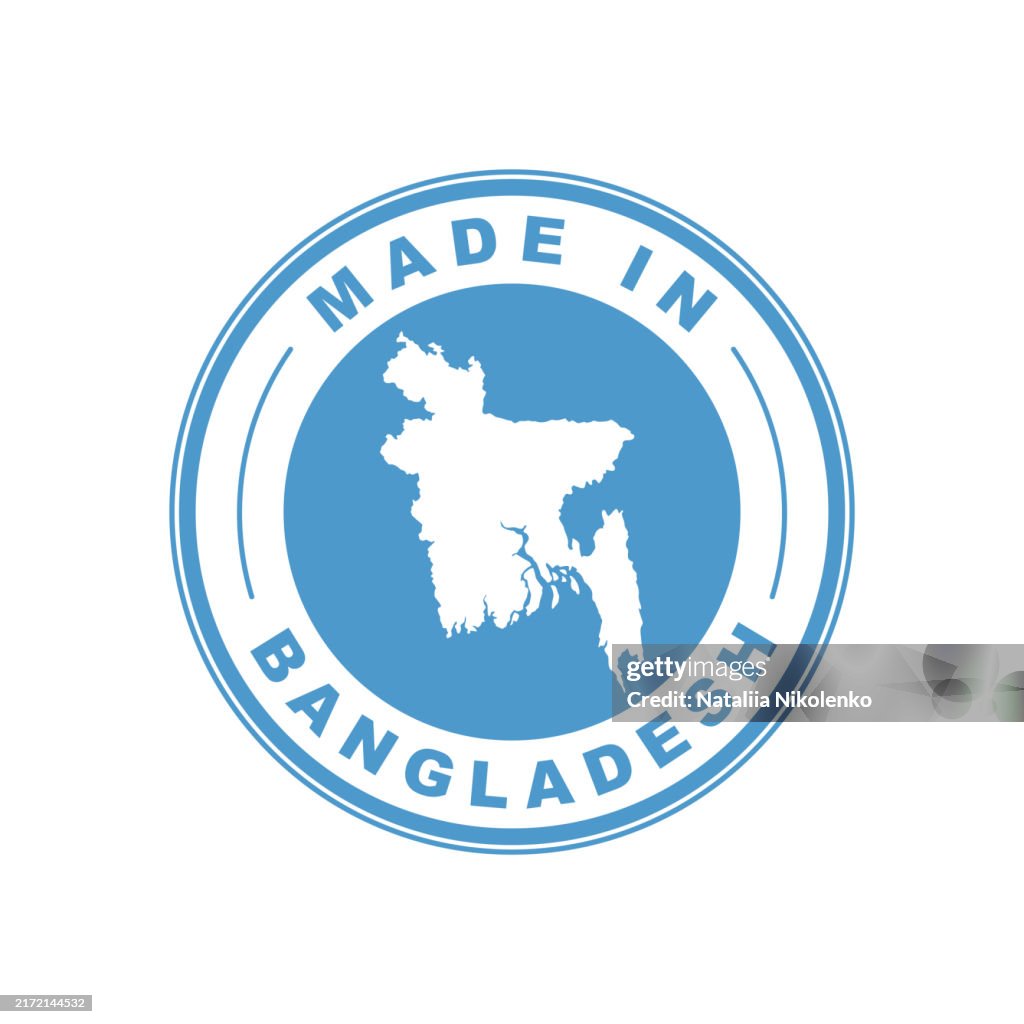 Bd Label Made In Bangladesh Emblem Of The Country Of Origin Of The Product ...