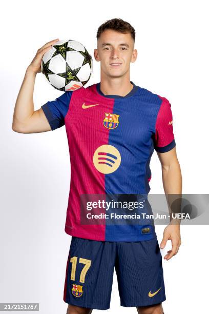 Lupid Marc Casado of FC Barcelona poses for a portrait during the FC... News ...