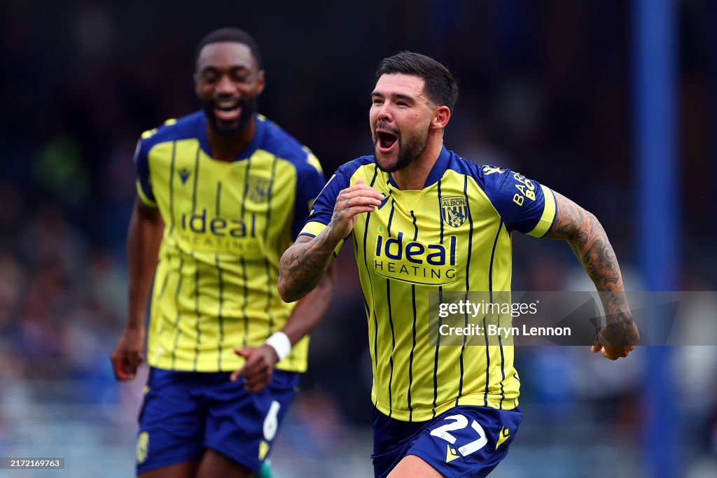 Portsmouth FC v West Bromwich Albion FC - Sky Bet Championship
