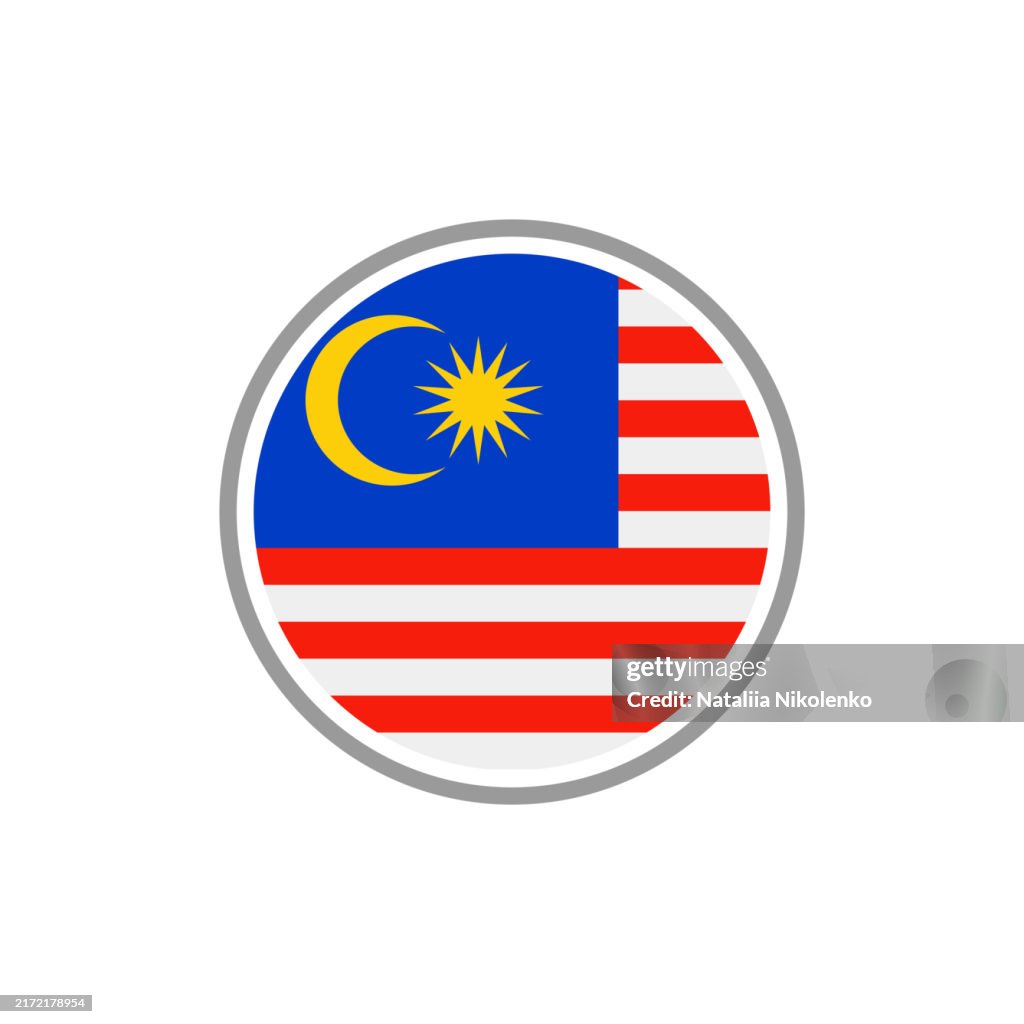 Malaysia - Round Flag Icon.