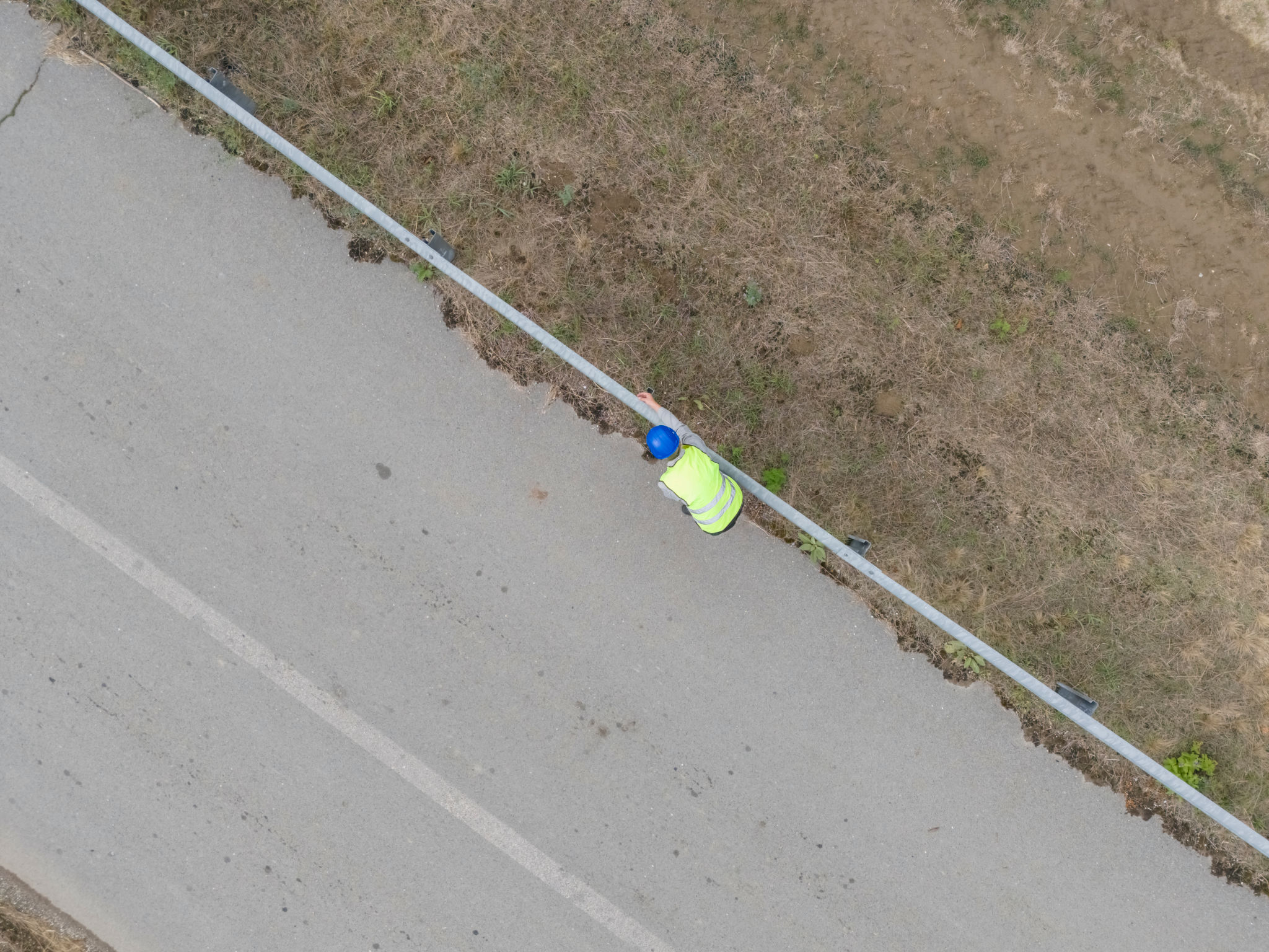 drone road inspection