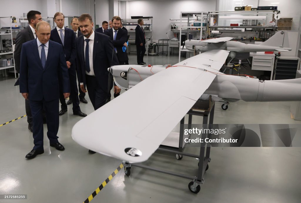 Putin Visits Military Plant In Saint Petersburg