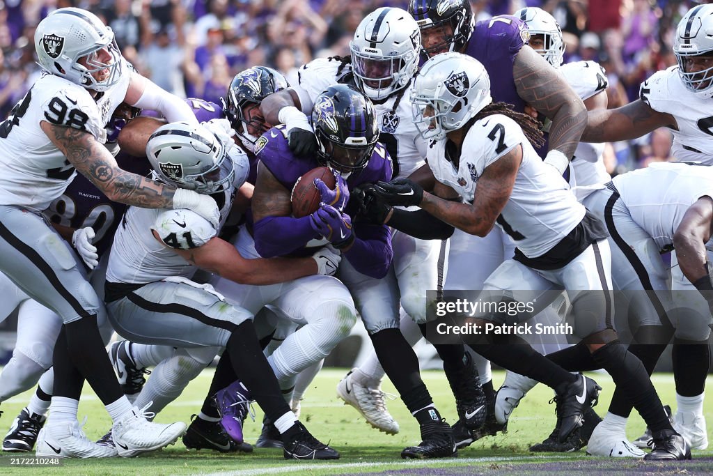 Las Vegas Raiders v Baltimore Ravens