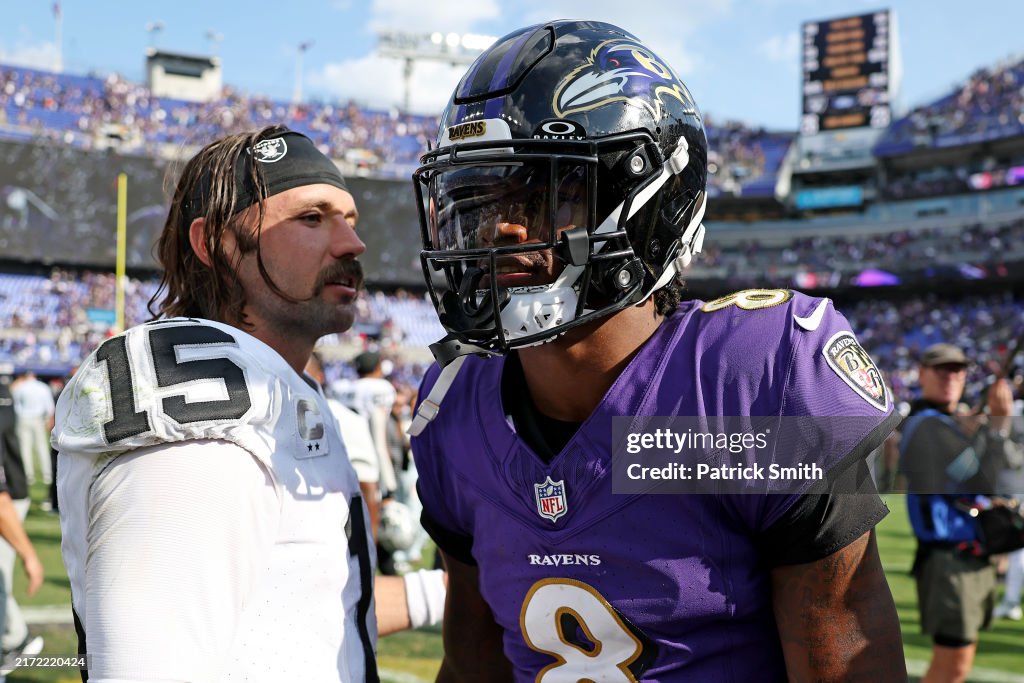 Las Vegas Raiders v Baltimore Ravens
