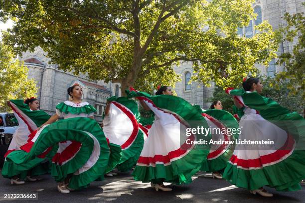 The Mexican-American community celebrates Mexico Independence Day with a parade through down Fifth Avenue in the Sunset Park neighborhood of the...