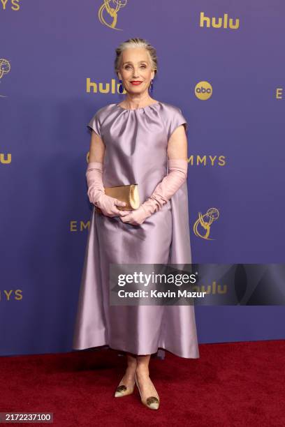 Dame Kristin Scott Thomas attends the 76th Primetime Emmy Awards at Peacock Theater on September 15, 2024 in Los Angeles, California.