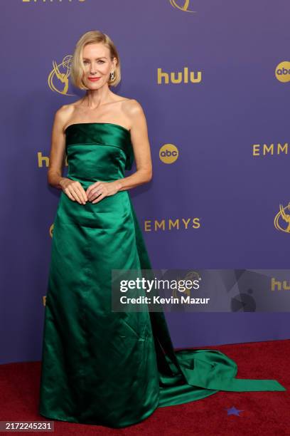 Naomi Watts attends the 76th Primetime Emmy Awards at Peacock Theater on September 15, 2024 in Los Angeles, California.