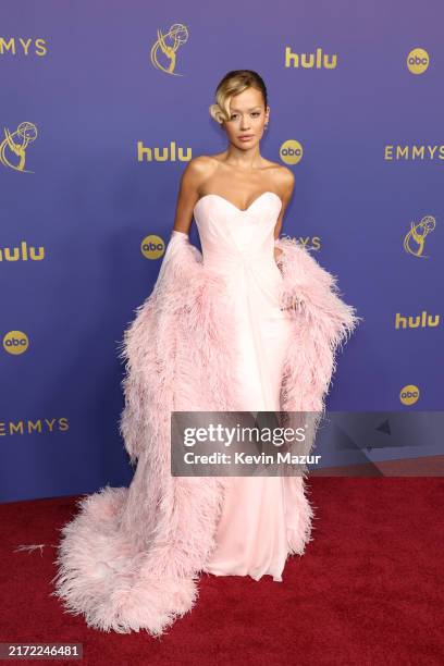 Rita Ora attends the 76th Primetime Emmy Awards at Peacock Theater on September 15, 2024 in Los Angeles, California.