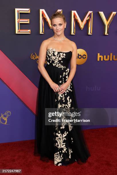 Reese Witherspoon attends the 76th Primetime Emmy Awards at Peacock Theater on September 15, 2024 in Los Angeles, California.