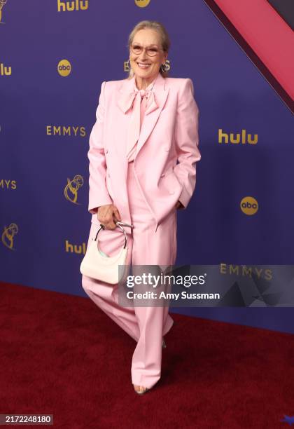 Meryl Streep attends the 76th Primetime Emmy Awards at Peacock Theater on September 15, 2024 in Los Angeles, California.